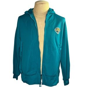 NFL Jacksonville Jaguars Men’s Long Sleeve Full Zip Lightweight Jacket Medium
